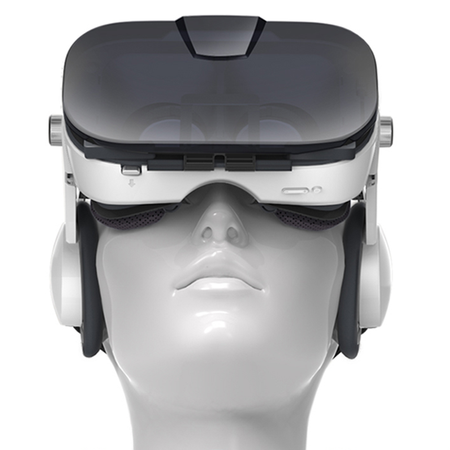 Okulary gogle VR 3D 360° Fiit 3F z słuchawkami do telefonu Android iOS