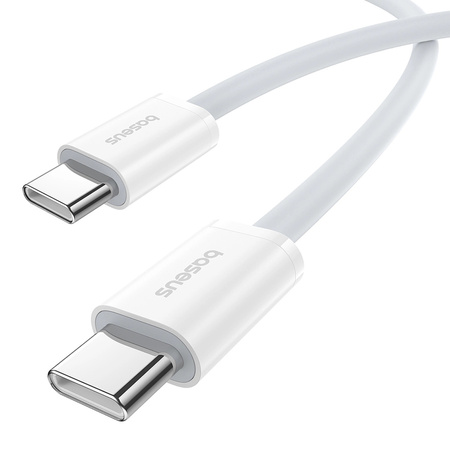 Kabel Baseus Superior Series ll USB-C 30W 480Mb / s 1m, biały