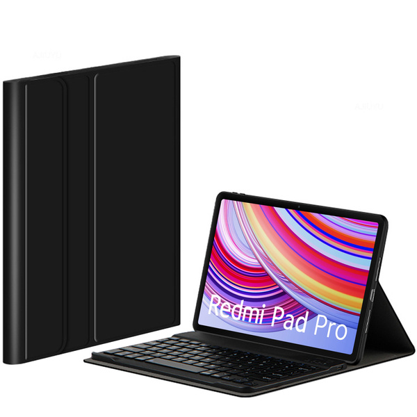 Etui z klawiaturą touch do Xiaomi Redmi Pad Pro 2024 / Redmi Pad Pro 2 2025 / Poco Pad 12.1 - ochronne z podstawką
