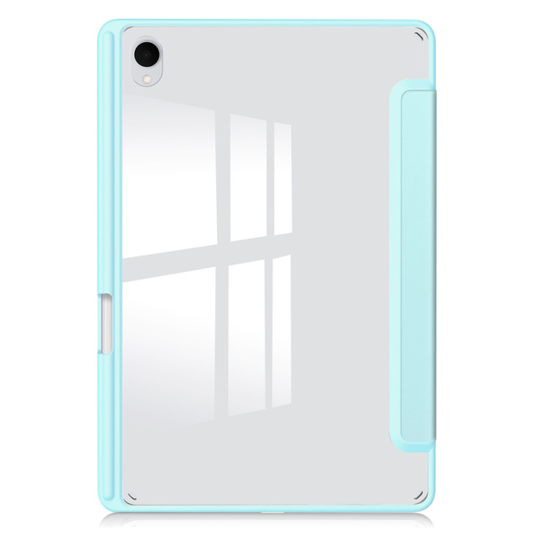 Etui Clear Pencil do Samsung Galaxy Tab S11 11 SM SMX736 z klapką, niebieskie - ochronne
