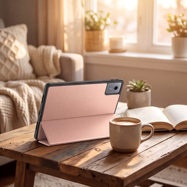 Etui z uchwytem na rysik do Lenovo Idea Tab 11 TB336FU TB336ZU ZAFR0378PL, różowe złoto
