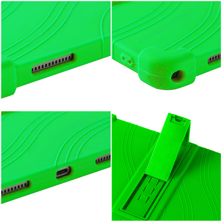 Etui ARMOR do Lenovo Tab 10.1 2025 TB311FU TB311XU ZAEH0040PL podstawka, zielone