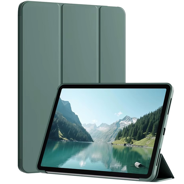 Etui Smart z magnetyczną z klapką do Xiaomi Redmi Pad SE 8.7 2024, zielone - ochronne z podstawką
