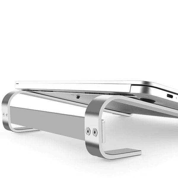 Uniwersalna podstawka pod laptopa 10-18 cali Aluminiowa uchwyt stojak S1, srebrny