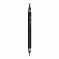 Precyzyjny rysik 2w1 z długopisem stylus pen do tabletu telefonu, czarny