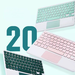 Etui z klawiaturą do Xiaomi Pad 7 / Pad 7 Pro 11.2 na rysik / Xiaomi Pad 7 Pro, zielone - ochronne z podstawką