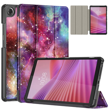 Etui Graficzne do Lenovo Tab One 8.7 25 TB305FU TB305XU, ochronne z podstawką