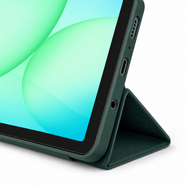 Etui Smart do Galaxy Tab A11 X135/X133 A9 SM-X115/SM-X110 z klapką - zielone