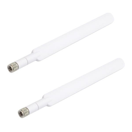 2x Antena wzmacniająca sygnał do routera LTE Huawei HUAWEI B593 E5186 B525, biała