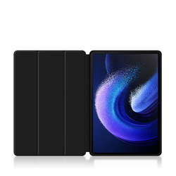 Etui Smart do Xiaomi Mi Pad 6 / 6 Pro, czarne - ochronne z podstawką, dostęp do portów i przycisków