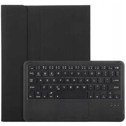 Etui z klawiaturą touch do Lenovo Tab 10.1 2025, czarne - ochronne z podstawką