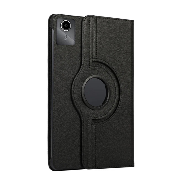 Etui Obrotowe 360 do Lenovo Tab M11 10.95, czarne - ochronne z podstawką, dostęp do portów i przycisków