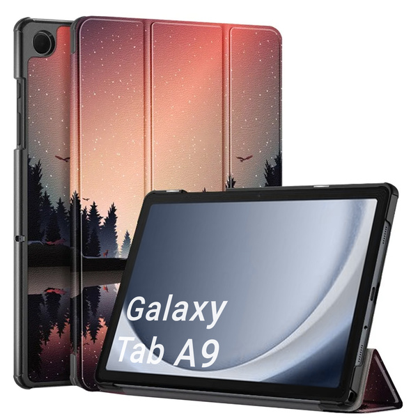 Etui Graficzne do Samsung Galaxy Tab A9 8 / Galaxy Tab A9 X110 - ochronne z podstawką