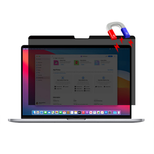 Filtr magnetyczny prywatyzujący do Apple MacBook Air 13 M2 / M3 / M4