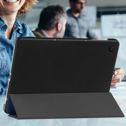 Etui Smart do T-Mobile T Tablet 2 10.1 5G 2025 z klapką, granatowe - ochronne z podstawką
