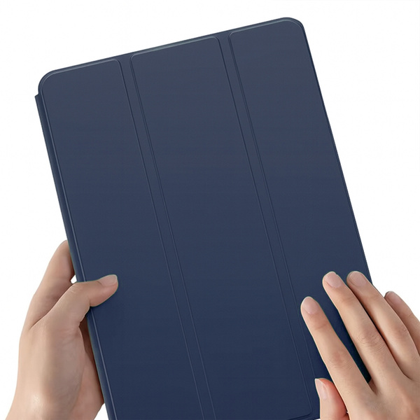 Etui Smart do Lenovo Idea Tab Pro / Pro MT 2025, granatowe - ochronne z podstawką, dostęp do portów i przycisków