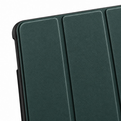 Etui Smart do Lenovo Yoga Tab Plus 12.7 2025 z klapką i podstawką - zielone