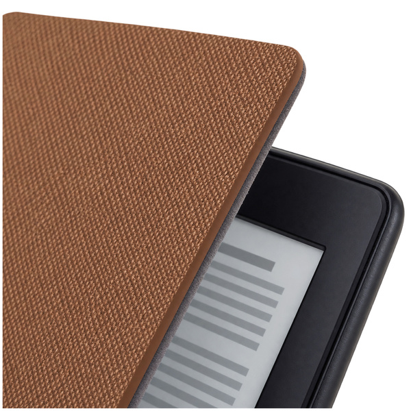 Etui Slim Case do Amazon Kindle Paperwhite 4, brązowe - ochronne z podstawką, dostęp do portów i przycisków