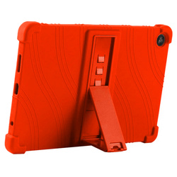 Etui Armor do T-Mobile T Tablet 2 10.1 5G 2025 pancerne, czerwone - ochronne z podstawką