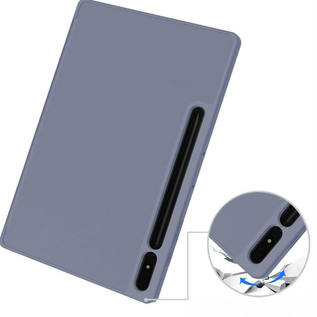 Etui Smart pencil TPU do Samsung Galaxy Tab S10+ S10 Plus (Fioletowe)