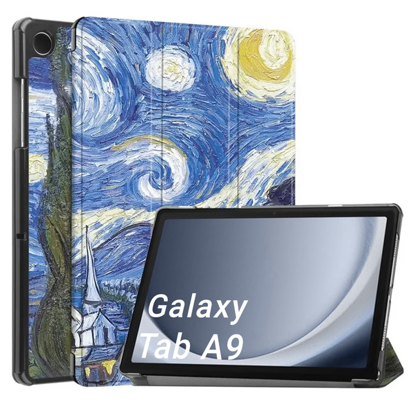Etui Graficzne do Samsung Galaxy Tab A9 8.7 / Galaxy Tab A9 X110, Starry Sky - ochronne z podstawką