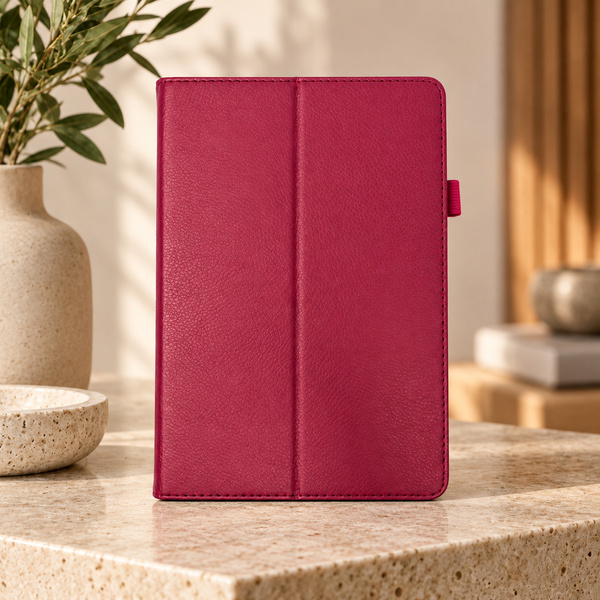 Etui do Lenovo Tab 10.1 2025 TB311FU TB311XU ZAEH0040PL z klapką - ciemnoróżowe