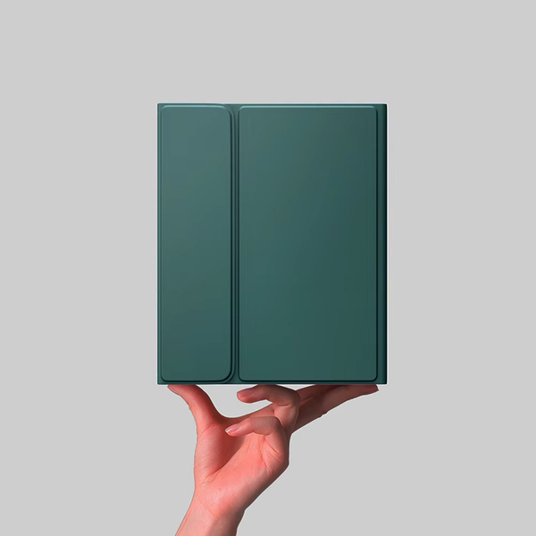 Etui z klawiaturą touch do Lenovo Tab 10.1 2025, zielone - ochronne z podstawką