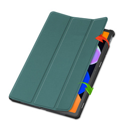 Etui Smart do Lenovo Idea Tab 11 2025 z klapką, zielone - ochronne z podstawką