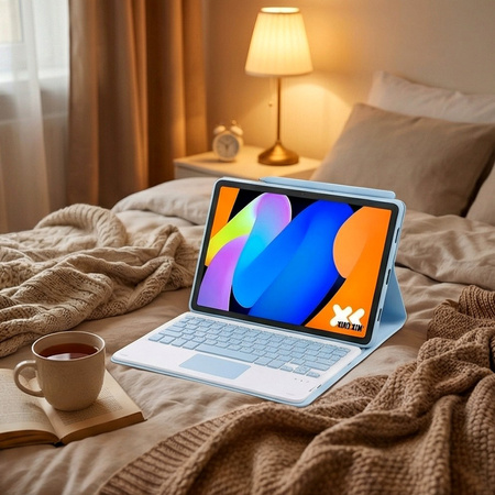 Etui i KLAWIATURA do Lenovo Idea Tab 11" ZAFR0378PL TB336FU TB336ZU 2025, niebieskie