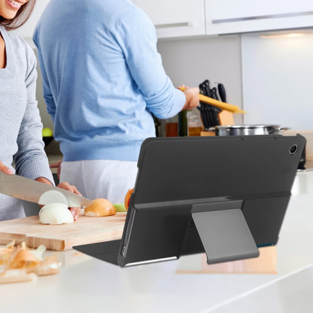 Etui Graphic do Lenovo Tab Plus, morelowe - ochronne z podstawką, dostęp do portów i przycisków