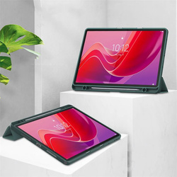 Etui Crystal case do Lenovo Tab M11 10.95 11 / 11 TB330, zielone - ochronne z podstawką
