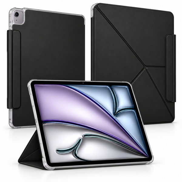 Etui Origami do Apple iPad Air 11 M4 M3 M2 2026/ 25/ 24 gen 8/7/6 z klapką - czarne
