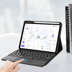 Etui z klawiaturą do Xiaomi Pad 7 / Pad 7 Pro 11.2 na rysik / Xiaomi Pad 7 Pro, czarne - ochronne z podstawką