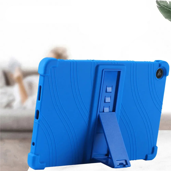 Etui Armor do T-Mobile T Tablet 2 10.1 5G 2025 pancerne, niebieskie - ochronne z podstawką
