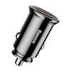 Baseus Circular inteligentna ładowarka samochodowa 2x USB QC3.0 Quick Charge 3.0 Scp Afc 30W