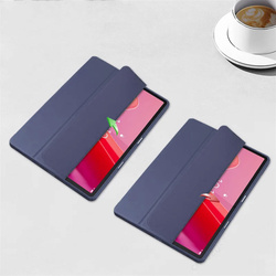 Etui Crystal case do Lenovo Tab M11 10.95 11 / 11 TB330, granatowe - ochronne z podstawką