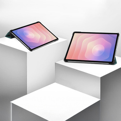Etui Smart do Samsung Galaxy Tab S11 11 SM SMX736 z klapką, zielone - ochronne z podstawką