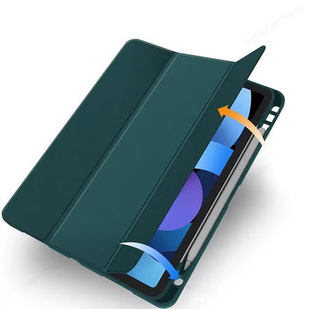 Etui Smart Pencil Apple iPad 10.9 10 GEN 2022 / iPad 11 A16 11GEN 2025 -D.Green