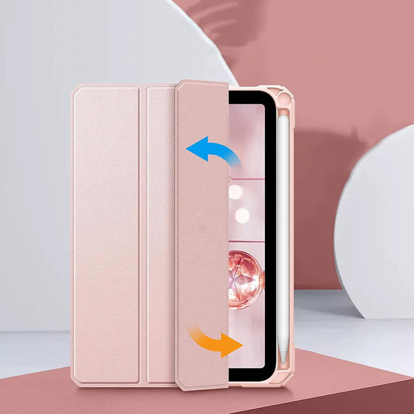 Etui Crystal do iPad Air 11 M4 2026 Gen 8/ M3 2025 Gen 7/ M2 2024 Gen 6, różowe - ochronne