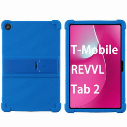 Etui Armor do T-Mobile T Tablet 2 10.1 5G 2025 pancerne, niebieskie - ochronne z podstawką