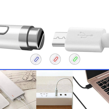 Uniwersalny precyzyjny rysik pojemnościowy do ekranów dotykowych Active Stylus Pen (Biały)