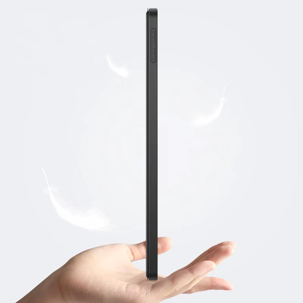 Etui Smart do Lenovo Idea Tab Pro / Pro MT 2025, czarne - ochronne z podstawką, dostęp do portów i przycisków