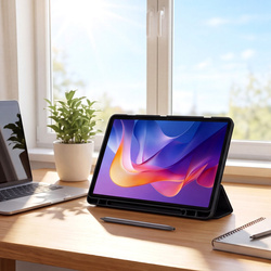Etui z uchwytem na rysik do Redmi Pad 2 11 2025, ochronne, czarne
