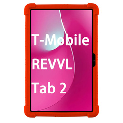 Etui Armor do T-Mobile T Tablet 2 10.1 5G 2025 pancerne, czerwone - ochronne z podstawką