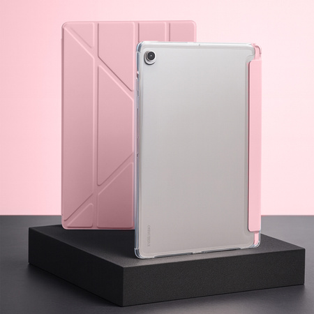 Etui Clear Trifold Galaxy Tab S6 Lite 22/24 - Pink