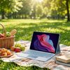 Etui z klawiaturą touch do Lenovo Tab 10.1 2025, niebieskie - ochronne z podstawką