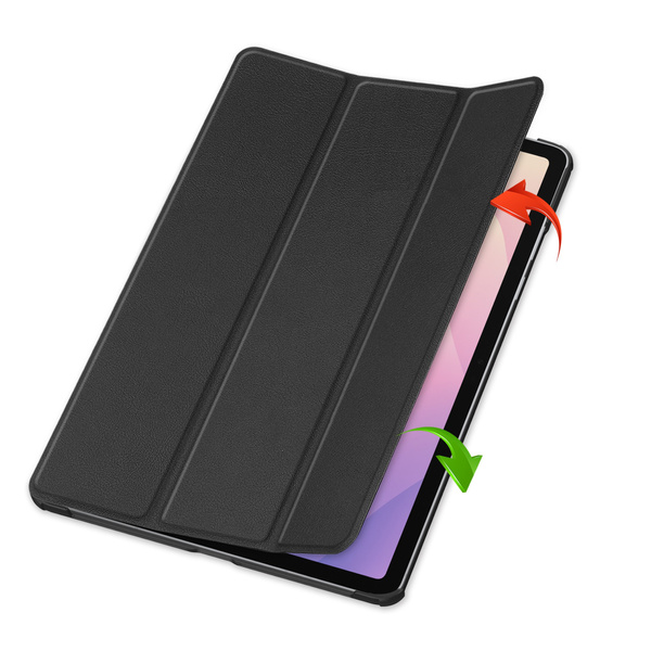 Etui Smart do Samsung Galaxy Tab S11 11 SM SMX736 z klapką, czarne - ochronne z podstawką