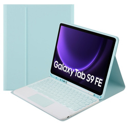 Etui kolorowe z klawiaturą touchpad do Samsung Galaxy Tab S9 FE 10.9 2023 SM-X510/ SM-X516/ S10 FE 2025 SM-X520/ SM-X526