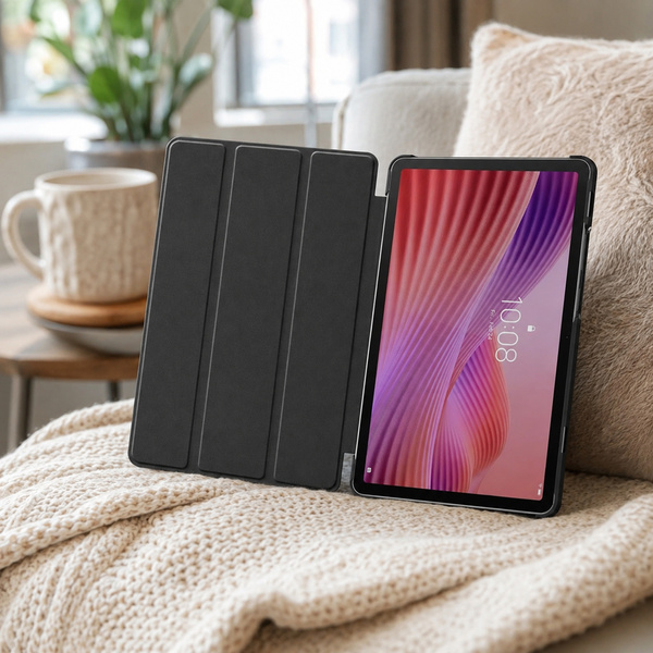 Etui Smart do Lenovo Tab One 8.7 2025 TB305FU TB305XU, ochronne z podstawką - szare
