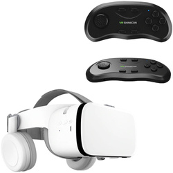 Zestaw Okulary gogle VR 3D BoboVR Z6 + słuchawki + Gamepad - do smartfona